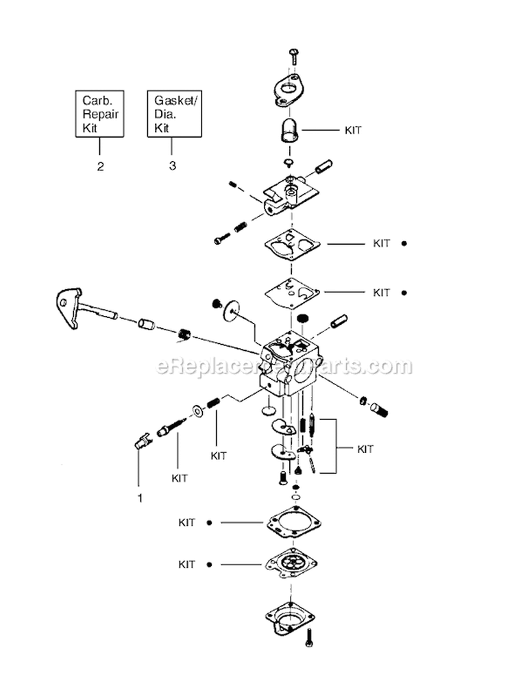 Page A Diagram and Parts List for TE400CXL Type 2 Weed Eater Trimmer